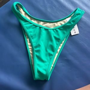 teal bikini bottoms